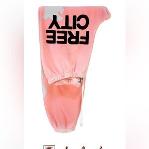 FREECITY GO LARGE sweatpants in Harry’s Bellini. Size xs rare